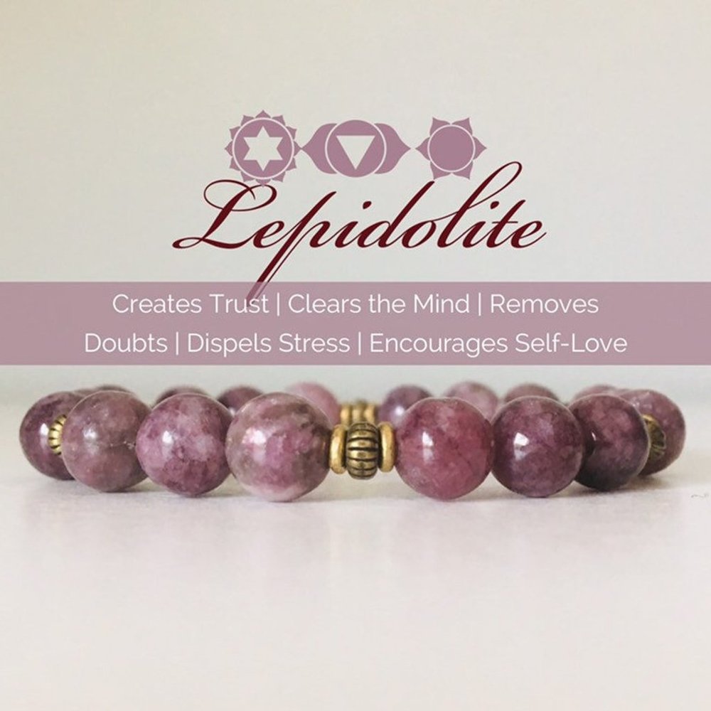 Trust Bracelet | Lepidolite Bracelet